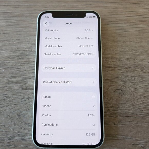 iPhone 12 mini green unlocked 128G - Picture 9 of 11